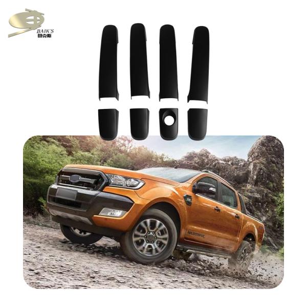 ABS Exterior Trimming Full Sets For Ford Ranger T7 2015-2017 Head Light Door Handle Insert Mirror Cover