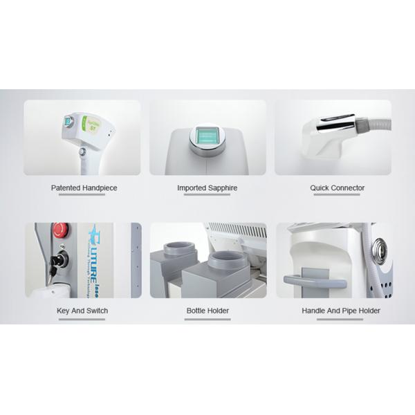 Pain Free 300W 808nm Diode Laser Hair Removal Machine Micro Cooling System