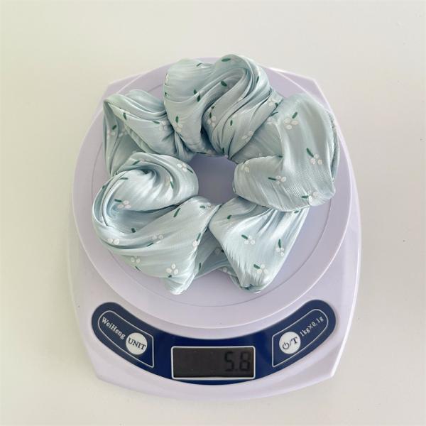 Korea shaggy clouds satin curly hair scrunchie Ins girls kids flower floral hair rope Macaron color head bands