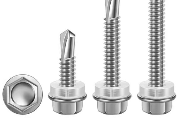 M5 M6 Boulons de forage à tête hexagonale en acier inoxydable SUS304 SUS316 A2-70 A4