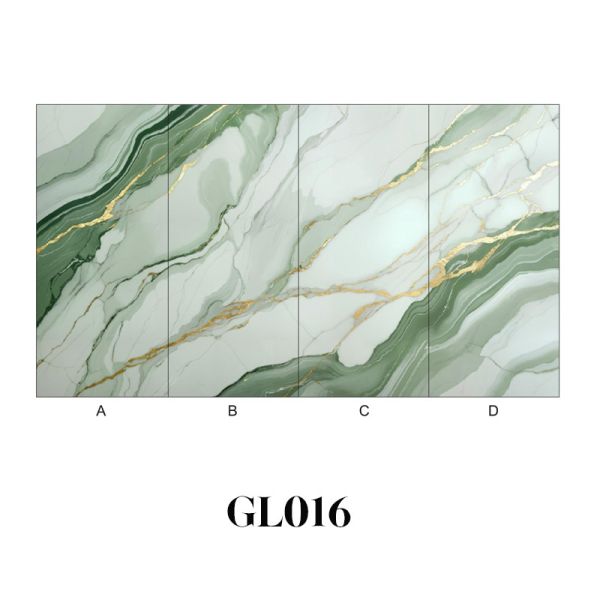 Luxury PVC Marble Wall Sheet UV Coated Marble Finish Panel for Bedroom Living Room