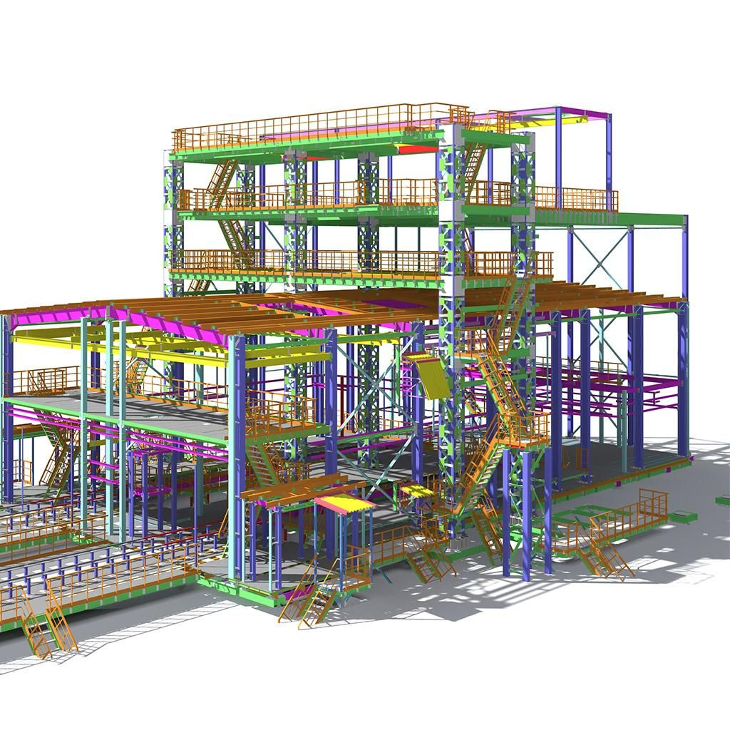 Steel Structure Detailing Services with TEKLA 3D Modeling Optimization