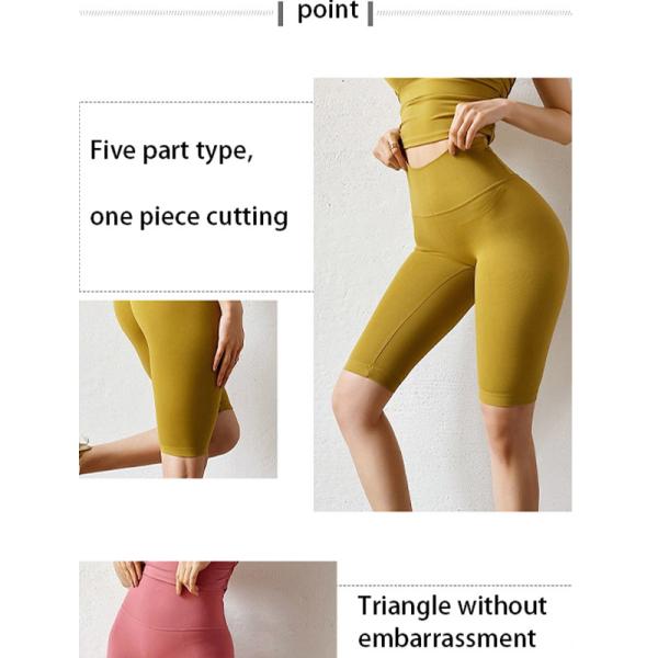 Nylon Yoga Scrunch Butt Workout Shorts High Waisted Peach Butt Yoga Pants