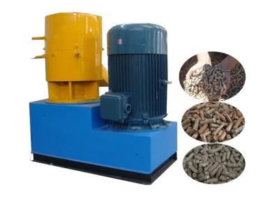 45KW Small Biomass Flat Die Wood Pellet Machines With CE Certification