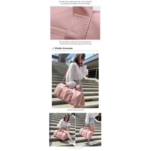 Custom Branded Nylon Gym Bags ,  Anti Theft Waterproof Fabric Sports Luggage Bag