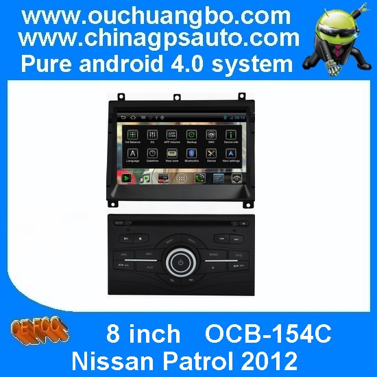 Ouchuangbo Car GPS Navigation Android 4.0 for Nissan Patrol 2012 with Auto DVD USB 3G Wifi S150 System OCB-154C
