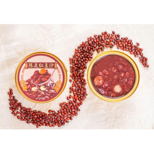 Digestive-Friendly Red Bean Soup Сладкий для пищеварения десерт из красных бобов со старой луковицей мандарины