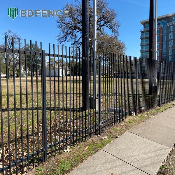 Custom Tubular Steel Fence Modular Design