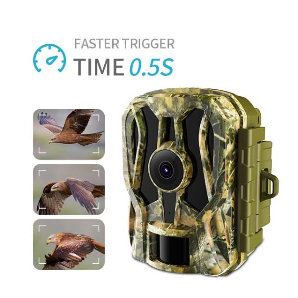 4MP 1080P Mini Wildlife Camera Waterproof 15 Meters Night Vision Trail Camera 2.0inch
