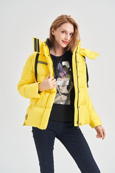 FODARLLOY Warm hooded cotton-padded clothes women slim Regular down winter jackets women coats
