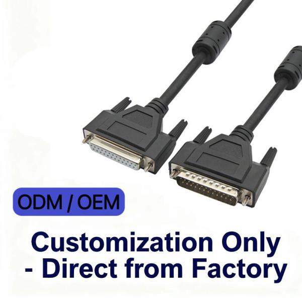 High Quality OEM ODM Custom DB9 DB15 DB20 DB25 Electrical Wiring Harness Cables Assembly  Kind of Cable Wire Harness Assembly Custom Cable