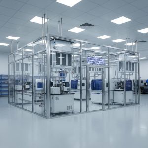 Modular Cleanroom with 220V 50-60HZ Power Supply and ISO Class 5 To ISO Class 8 Purification in Customizable Sizes