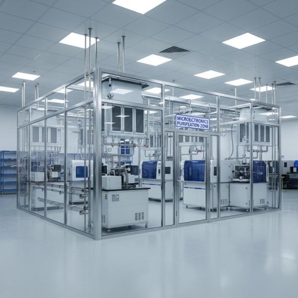 Modular Cleanroom with 220V 50-60HZ Power Supply and ISO Class 5 To ISO Class 8 Purification in Customizable Sizes