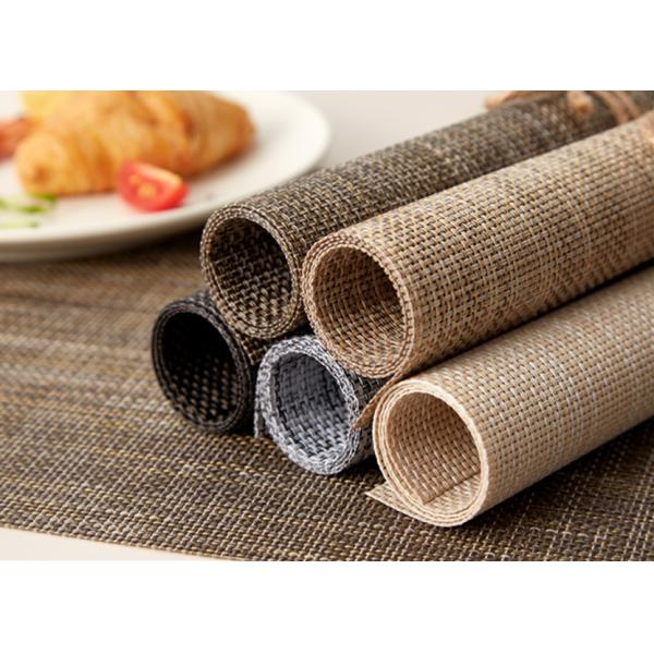 Table Decoration heatproof  Plastic  Placemat   PVC  Table mat dish mats