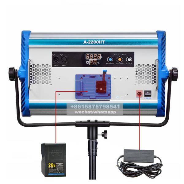 panneau visuel professionnel mou de lumière de caméra de studio de la couleur LED du Bi 100w photographique allumant 10 effets DMX