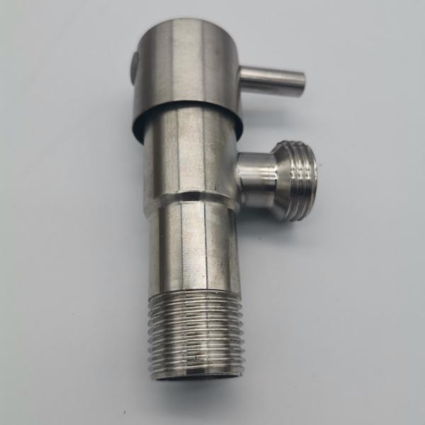 1/2 Angle Stop Valve Stainless Steel Angle Valve with Modern Design Style