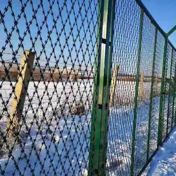 Hot Dip Galvanized BTO 10-BTO 60 Welded Barbed Razor Wire Fence for Protective Construction