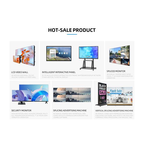 Free CMS Interactive Touch 43/49/55 Inch LCD Indoor Totem Kiosk IP65 Rating Advertising Player High Visibility for Indoor Use