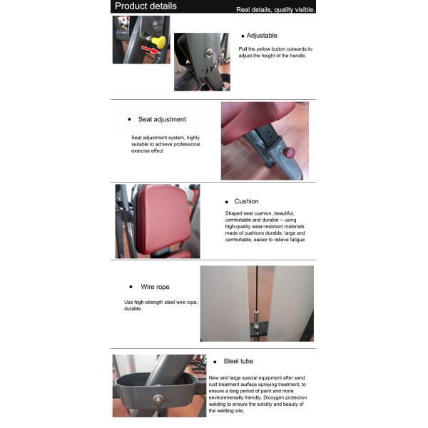 Home gym fitness workout equipment real quality seated chest press machines