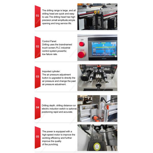 Accuracy MZ73213A Woodwork Multi Drilling Machine Horizontal Boring Machine Multiple Row Driller