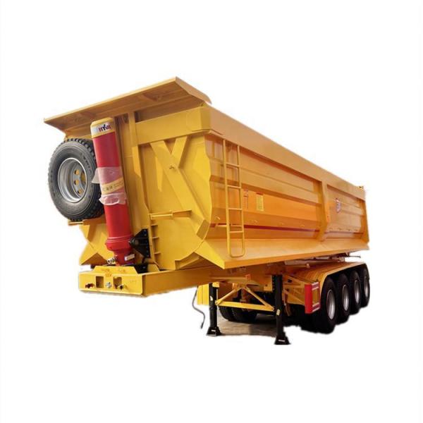 50 Ton 3 Axles Rear Dump Truck Trailer/Tipper Semi Trailer with 2240mm Tread Flatbed