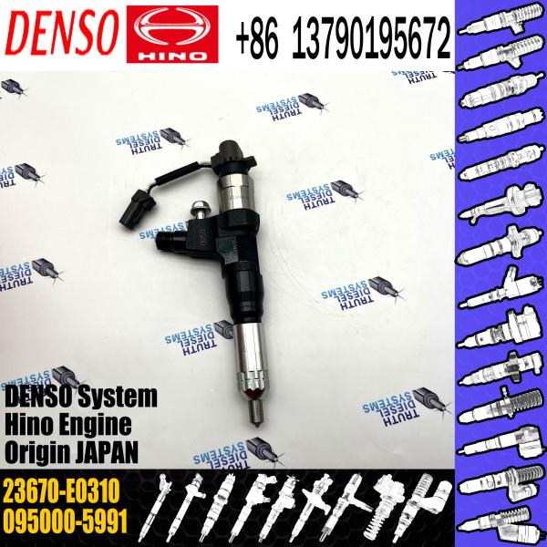 injecteurs de carburant diesel HINO J05D de 23670-E0310 23670-E0311 Denso