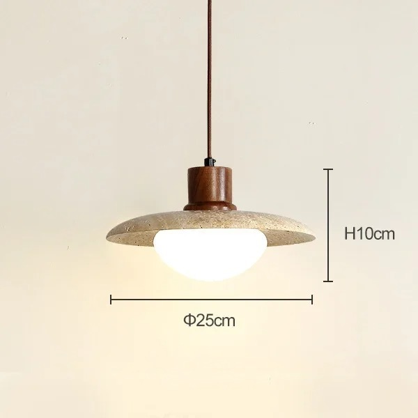 Wabi Sabi Pendant Light Designer Retro Stone Light Bedroom Bedside Dining Lights（WH-AP-676）