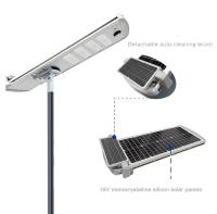 8 Meters LED Smart Solar Street Garden Light Outdoor Ip65 Self Clean Auto Cleaning