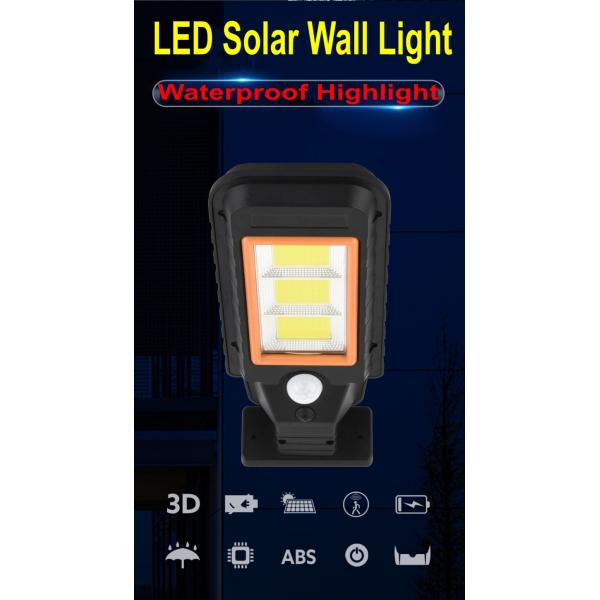 IP67 COB LED Street induction Lamp Garden Highway Road lamp Solar PIR Sensor Wall Light