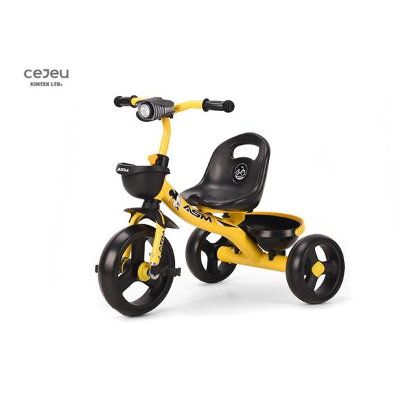 Езда трицикла малыша детей детей на 3 колесах велосипед нагрузка пинка 30KG