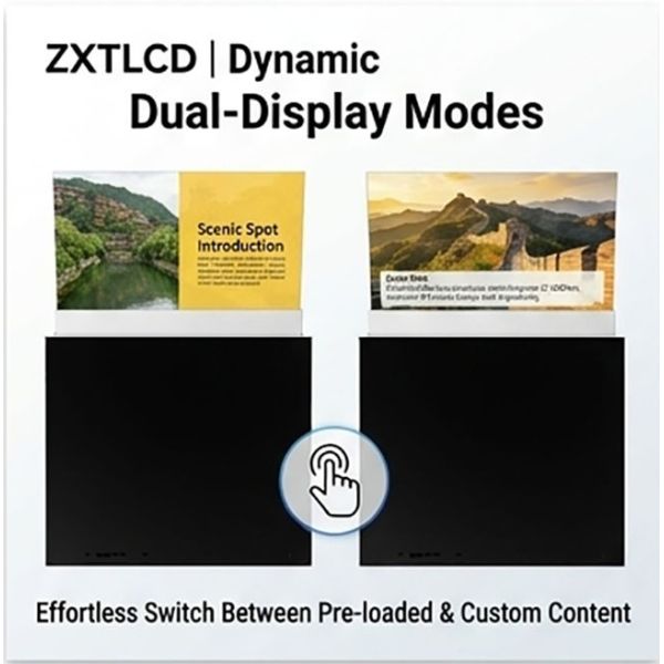 Interactive 30-inch Lifting transparent oled displays Remote Control Height Dynamic Engagement Marketing Equipment