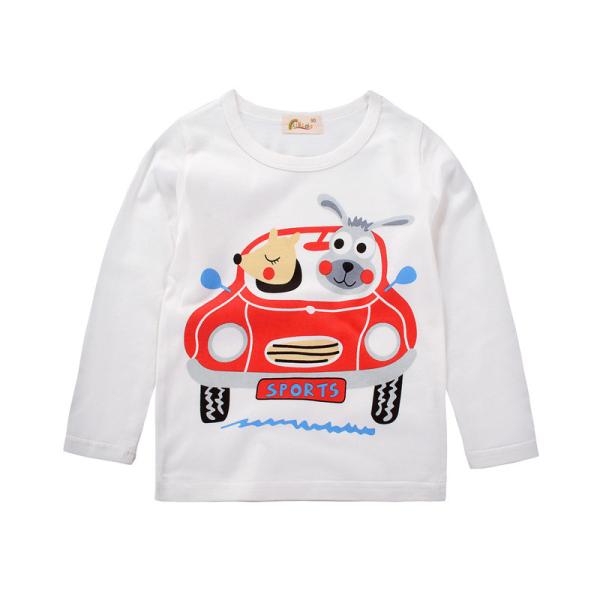 Children'S Sports Shirts Children'S Pullovers Boys' Long Sleeved T-Shirt Trend