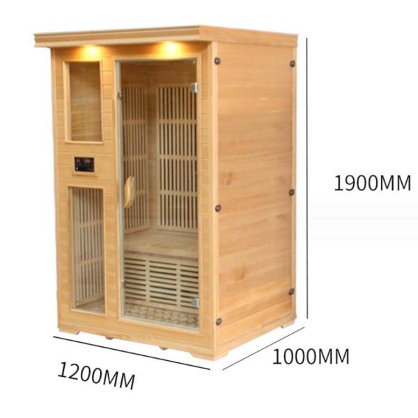 Деревянная ультракрасная комната сауны с канадским дизайном человека древесины 2 Hemlock