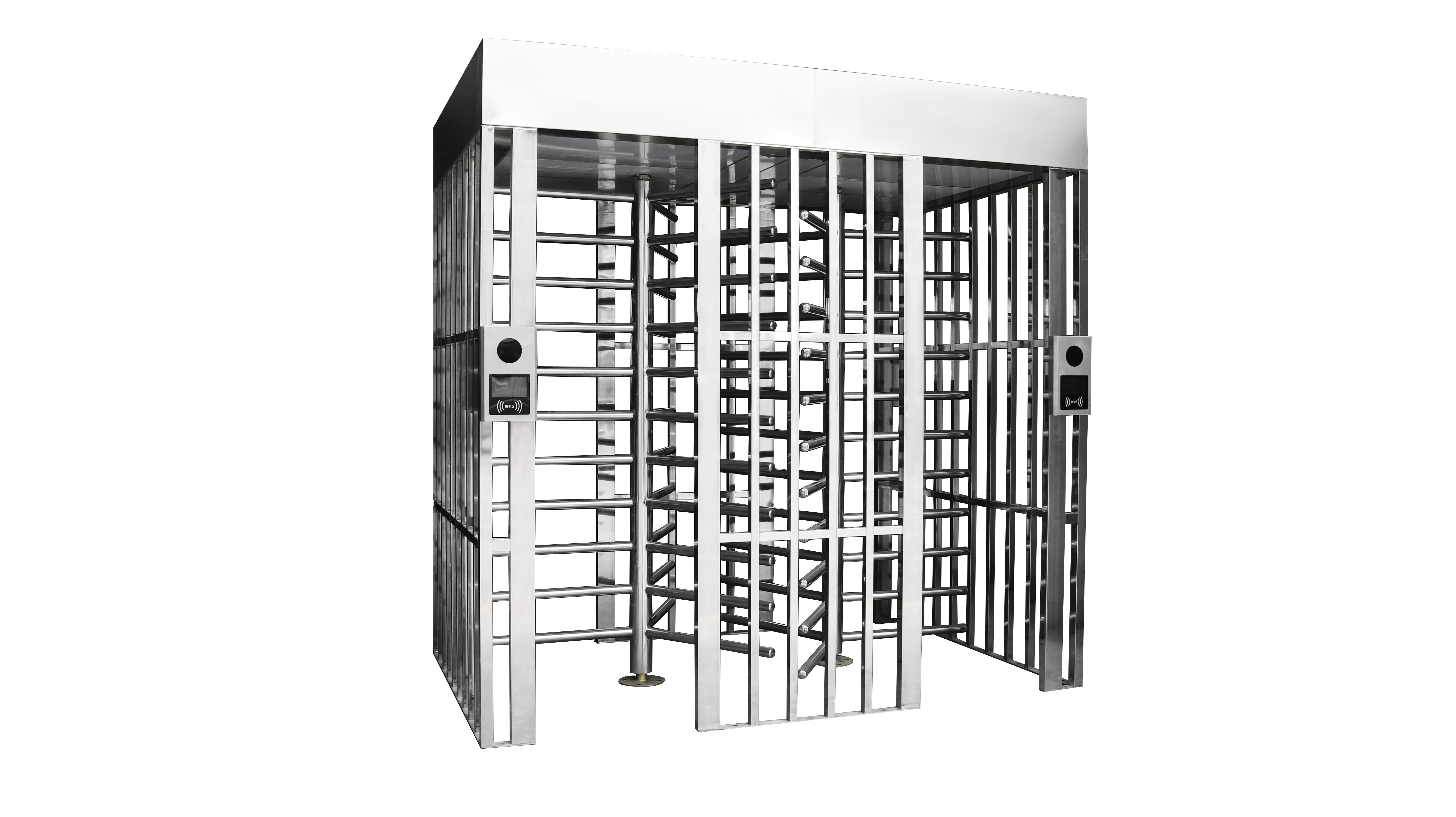 Full Height Turnstile Gate providing crowd management and security enforcement in government offices and corporate headquarters