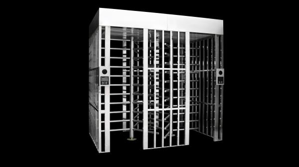 Full Height Turnstile Gate providing crowd management and security enforcement in government offices and corporate headquarters