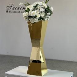 Venda Quente de aço inoxidável Decoração de mesa de casamento