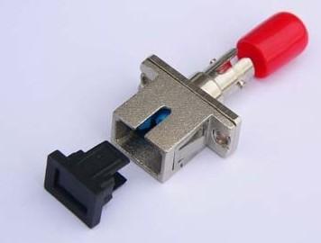 Fiber optic sc to st adapter, Metal Hybrid Fiber Optic Adapter, Female To Female REACH SvHC Compliant