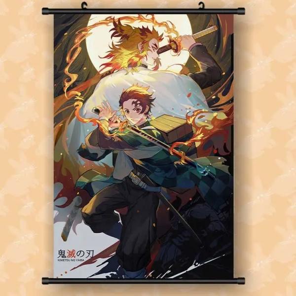 Custom Canvas Manga Wall Art Banner Cartoon Hanging Chainsaw Man Flag
