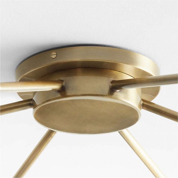 Vintage Brass Body Pendant Light with 2700K Warm White LED and 50000 Hours Lifespan for Indoor Decorative Lighting