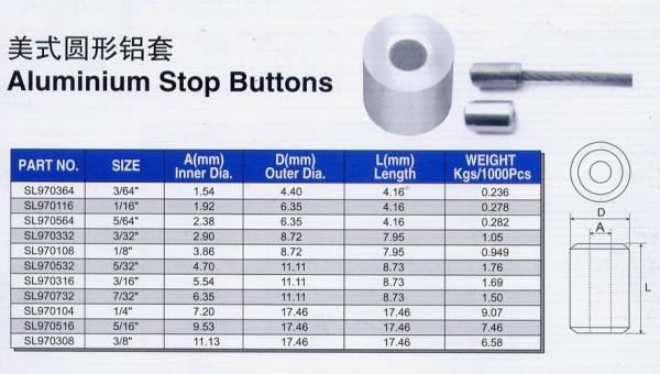 Hourglass Sleeve 8 Character Aluminum Sleeve for Self-Color Surface Cable Ferrule