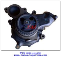 Pompe de direction assistée de voiture de camion, l'eau de refroidissement du type pompe pour Hino Ef750