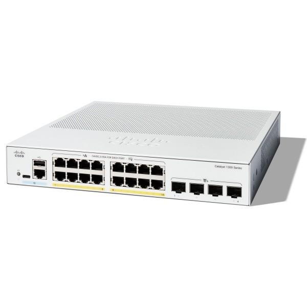 16 ports Gigabit PoE +, 10G SFP +, commutateur Cisco empilable pour les réseaux SMB