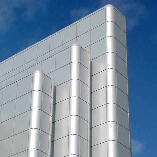 Prefabricated Aluminum Wall Panels Lightweight For Ready Installation Of Curtain Walls