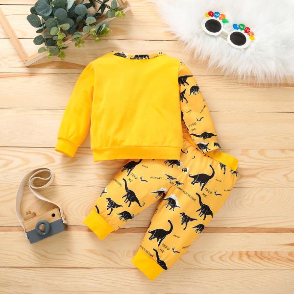 120cm 47in Spring Children'S Dinosaur Print Suit Designer Clothes For Boys