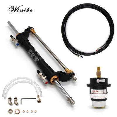 Hydraulic Marine Outboard Steering Kit up to 90HP Outboard Engines Winibo ZA0301