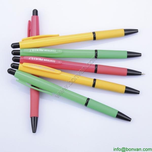 plastic pen,economic advertising slogan ballpen,low price slogan ballpoint pen