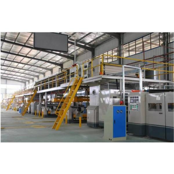 Production de carton ondulé Wj150-2200 à double paroi