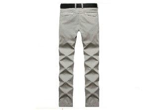 Door Zipper Design Uniform Black Pants Soft Exquisite Craft Embroidery / Print