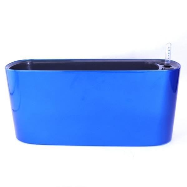 Metal Color Plastic Round Length 40cm Self Watering Houseplant Pots
