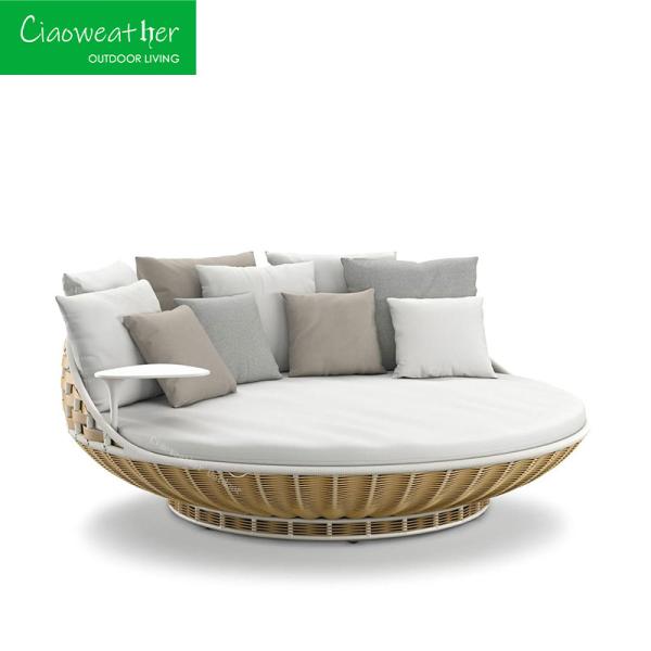 Hotel Outdoor Sun Loungers Frame Modern Design Style for Deckchair Beach Lounge Chair Lounge Bed Coffee Patio Furniture